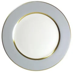 Recamier Grey & Gold Dinnerware