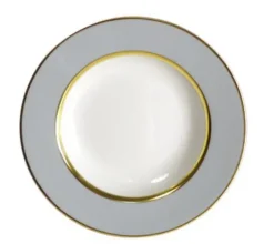 Recamier Grey & Gold Dinnerware