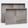Renard Rectangle Hide Grey Tray
