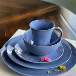 Rhapsody Blue Stoneware Dinnerware
