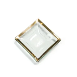 Roman Antique Square Bowl - Gold - Small