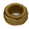 Rope Napkin Ring Gold Set of 4