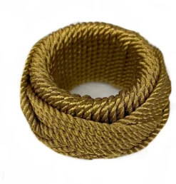 Rope Napkin Ring Gold Set of 4