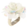 Roselily Napkin Ring Set of 4