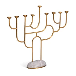 Rova Gold Menorah