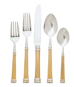 Royal Bramasole Gold Flatware 5-Piece Setting