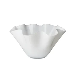 Ruffle White Bowl