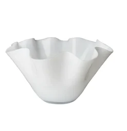 Ruffle White Bowl