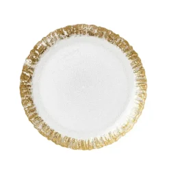 Rufolo Glass Dinnerware Gold