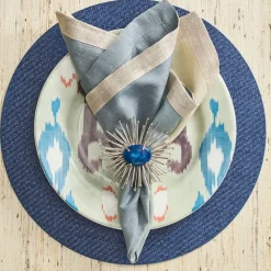 Saigon Placemat Navy Set of 4
