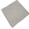 Scattered Embroidered Silver Dots Napkin Set of 4