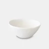 Sculpt White Tapered Small Bowl