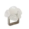 Sea Stone Napkin Ring White Set of 4