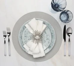 Shagreen Placemat Elephant Grey Set of 4