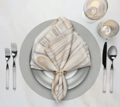 Shagreen Placemat Elephant Grey Set of 4