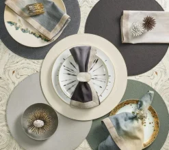 Shagreen Placemat Elephant Grey Set of 4