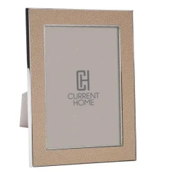 Shagreen Silver Trim Sand Frame