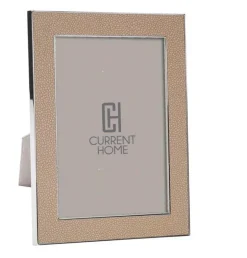 Shagreen Silver Trim Sand Frame