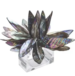 Shell Flower Napkin Ring Set of 4