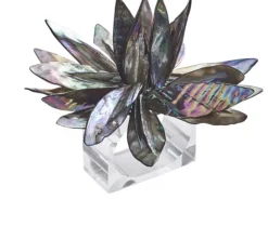 Shell Flower Napkin Ring Set of 4