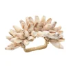 Shell Fringe Napkin Ring Set of 4