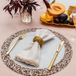 Splatter Beaded Placemat Set of 4