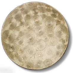 Split Gold Natural Round Centerpiece 18"