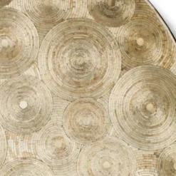 Split Gold Natural Round Centerpiece 18