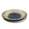 Split Midnight Blue Round Centerpiece 18"