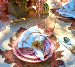 Stellar Napkin Ring Gold Set of 4