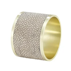 Stingray Napkin Ring Set of 4 - Pearl