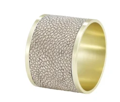 Stingray Napkin Ring Set of 4 - Pearl