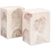 Stone Bookends Pearl Set of 2
