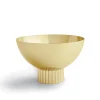 Striations Gold Nut Bowl
