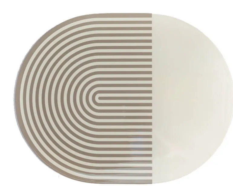 Stripes & Solids Lacquer Placemat Set 4
