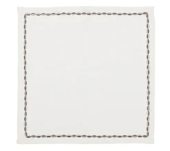 Swag Napkin Gunmetal & Silver Set of 4