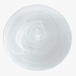 Swirl Alabaster Dinnerware White Set of 4