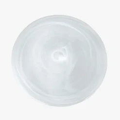 Swirl Alabaster Dinnerware White Set of 4