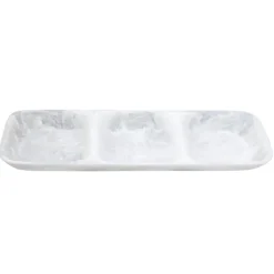 Swirl Classic Resin 3 Section Tray
