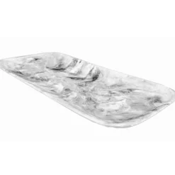 Swirl Classic Resin Rectangle Platter