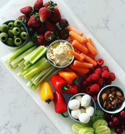 Swirl Classic Resin Rectangle Platter