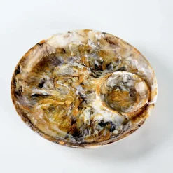 Swirl Colored Resin Chip & Dip Mocha