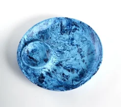 Swirl Colored Resin Chip & Dip Mocha