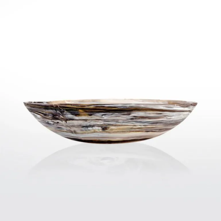 Swirl Colored Resin Everyday Bowl