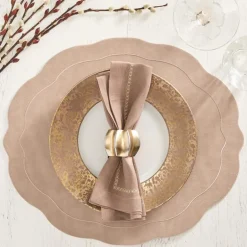 Tailored Placemat Taupe Set of 4