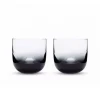 Tank Whiskey Glass Black Set of 2