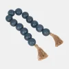 Tassel Blue Beaded Accent