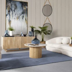 Tassel Blue Beaded Accent