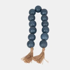Tassel Blue Beaded Accent