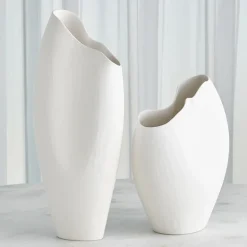 Trumpet Vase White
